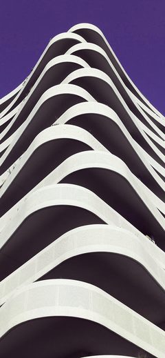 Pattern Background Architecture Curve City Purple